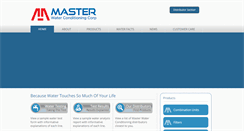 Desktop Screenshot of masterwater.com
