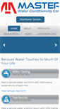 Mobile Screenshot of masterwater.com